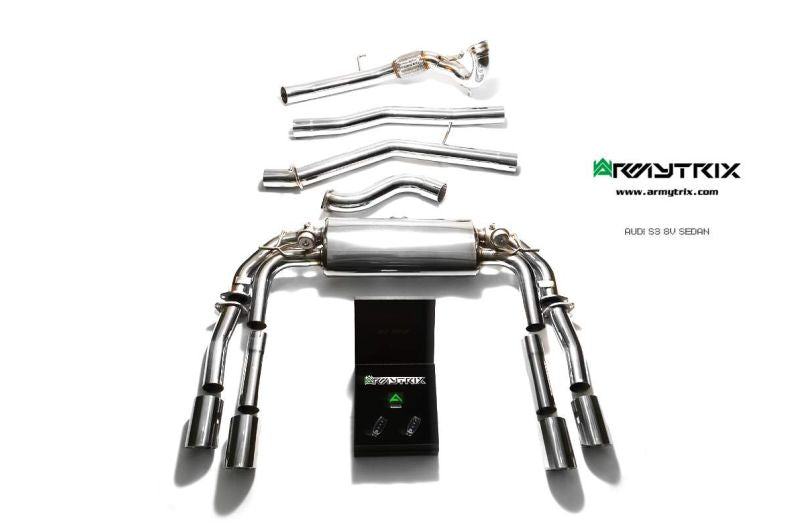 AUDI S3 8V SEDAN (2013-2020) Valvetronic Exhaust System - Armytrix Exhausts
