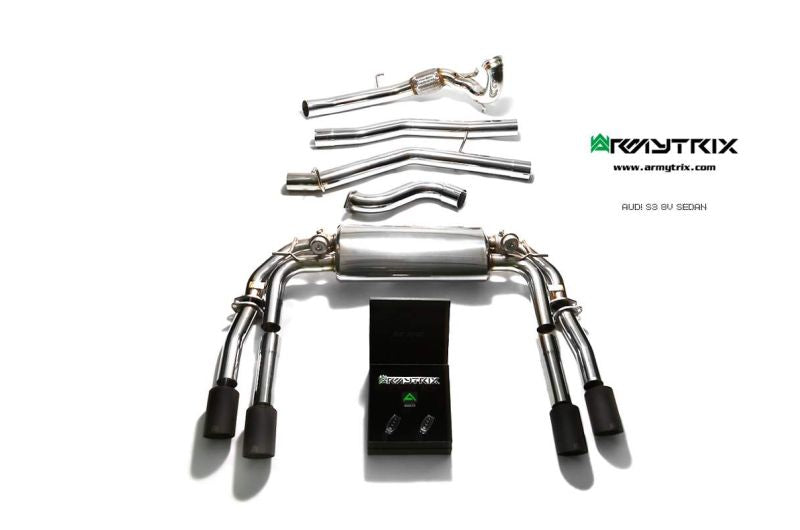AUDI S3 8V SEDAN (2013-2020) Valvetronic Exhaust System - Armytrix Exhausts