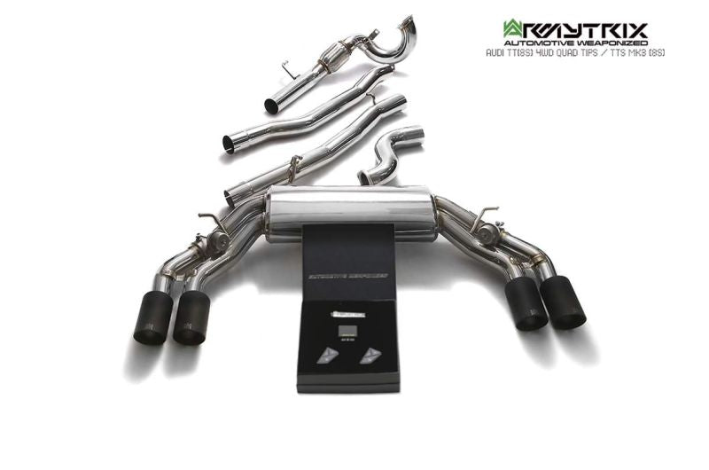 Système d'échappement Valvetronic Armytrix pour Audi TTS 8S MK3 Quattro Coupé sans FAP (2015-2023)