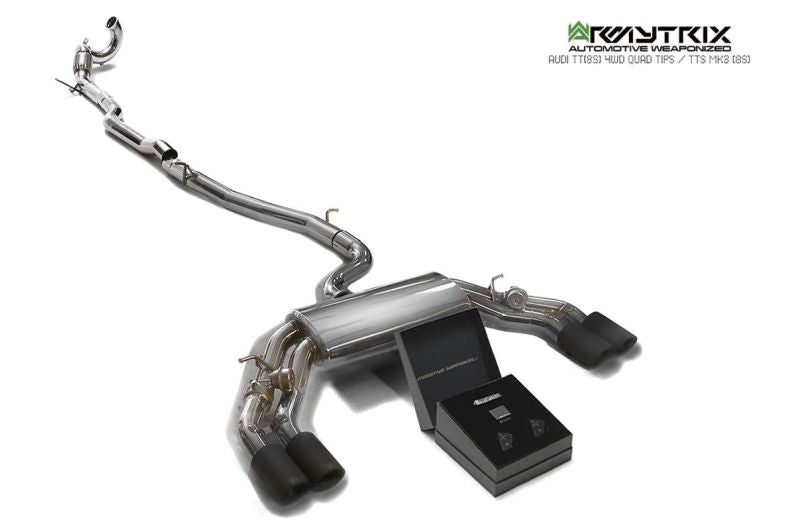 Système d'échappement Valvetronic Armytrix pour Audi TTS 8S MK3 Quattro Coupé sans FAP (2015-2023)