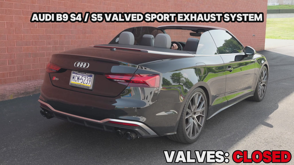 Audi B9 S4 / S5 Valved Sport Exhaust System - Valvetronic Exhausts