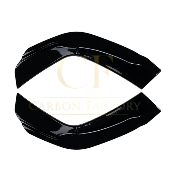Gloss Black Rear Bumper Spats for Mercedes Benz W177 A35 A45 Saloon 18-25