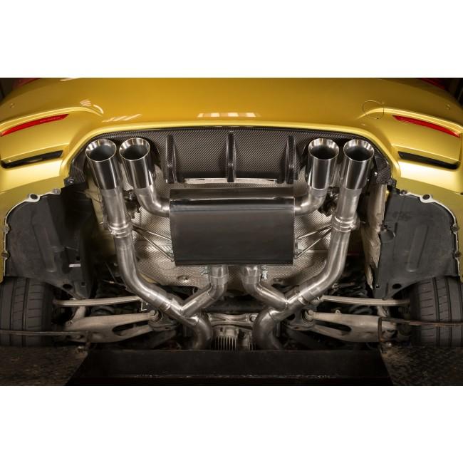 BMW M3 (F80) 3" Valved Secondary Cat Back Performance Exhaust