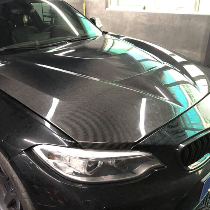 GTS Style Carbon Fibre Bonnet for BMW 2 Series F22 F23 F87 M2 M2C 13-21