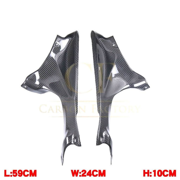 Pre-preg Carbon Fibre Carbon Upper Side Panels for Yamaha R7 2022-2025