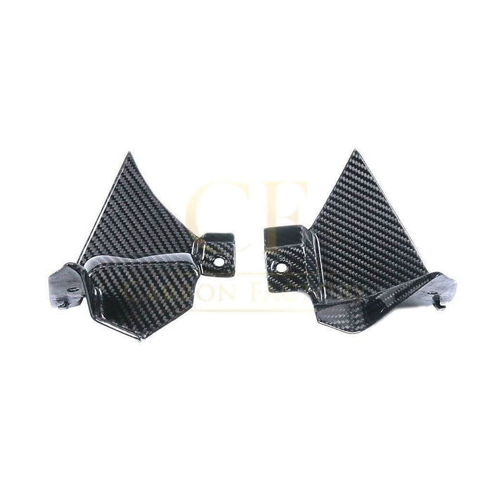 Pre-preg Carbon Fibre Dash Panel Side Covers for Yamaha R1 2020-2024
