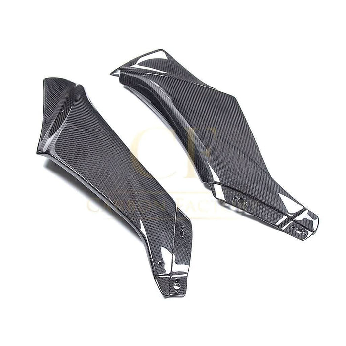 Pre-preg Carbon Fibre Dashboard Side Panel Covers for Yamaha R1 2020-2024