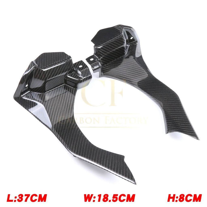 Pre-preg Carbon Fibre Ram Intake Tube Covers Dash Fairing for Yamaha R1 2015-2019