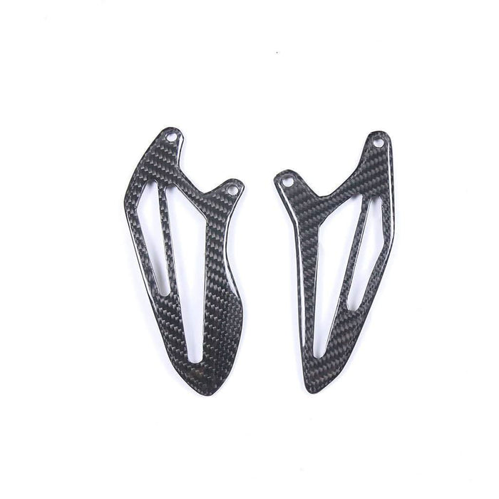 Pre-preg Carbon Fibre Rear Heel Plates for Yamaha R7 2022-2025
