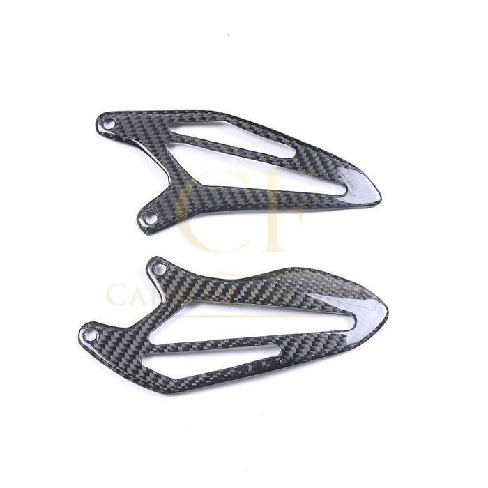 Pre-preg Carbon Fibre Rear Heel Plates for Yamaha R7 2022-2025