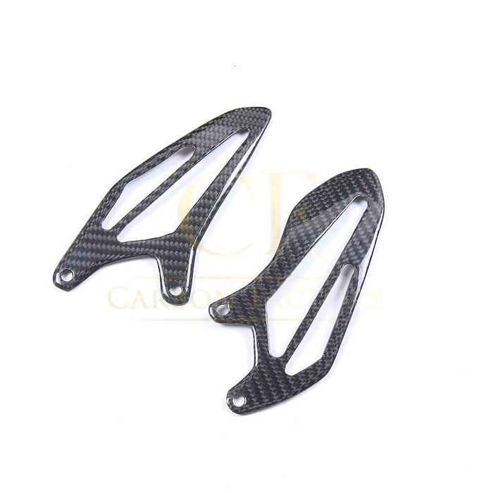 Pre-preg Carbon Fibre Rear Heel Plates for Yamaha R7 2022-2025