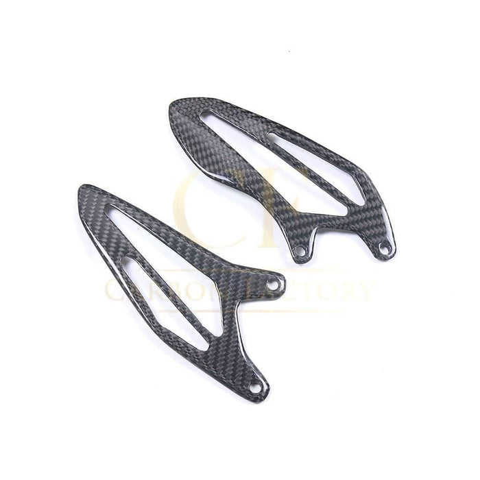 Pre-preg Carbon Fibre Rear Heel Plates for Yamaha R7 2022-2025