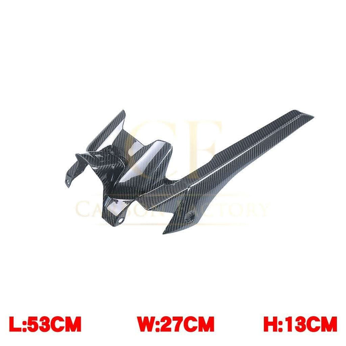 Pre-preg Carbon Fibre Rear Hugger for Yamaha R7 2022-2025