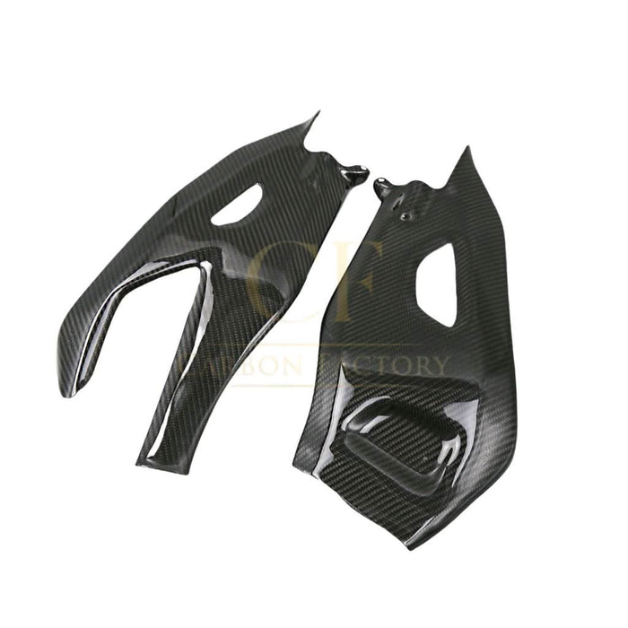 Pre-preg Carbon Fibre Swingarm Covers Protectors for Yamaha R1 2015-2024