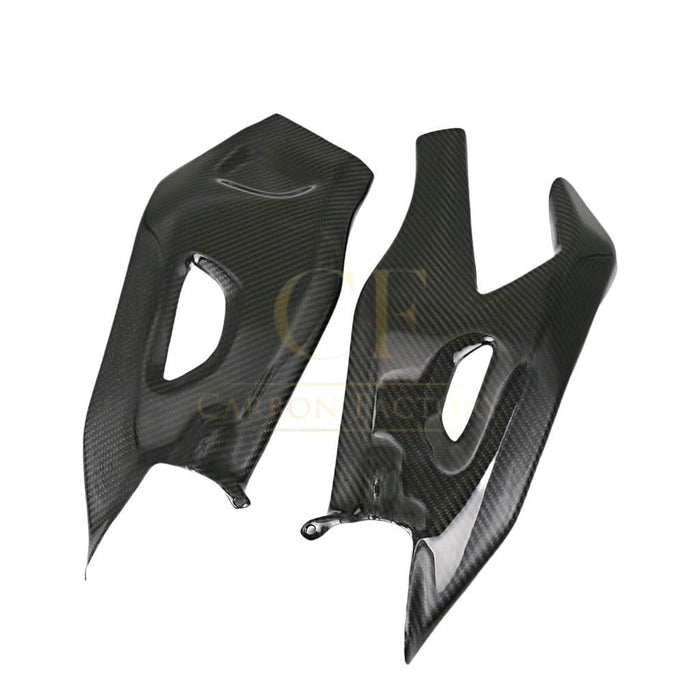 Pre-preg Carbon Fibre Swingarm Covers Protectors for Yamaha R1 2015-2024