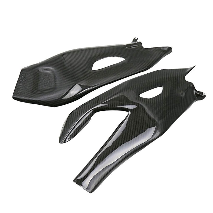 Pre-preg Carbon Fibre Swingarm Covers Protectors for Yamaha R1 2015-2024