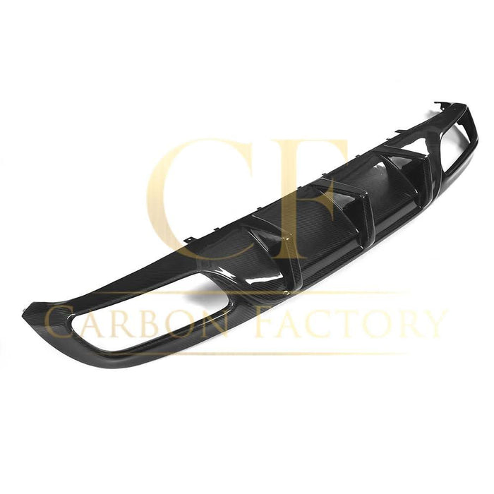 Big Fin Style Carbon Fibre Rear Diffuser for Mercedes W205 C63 2 Door 15-21