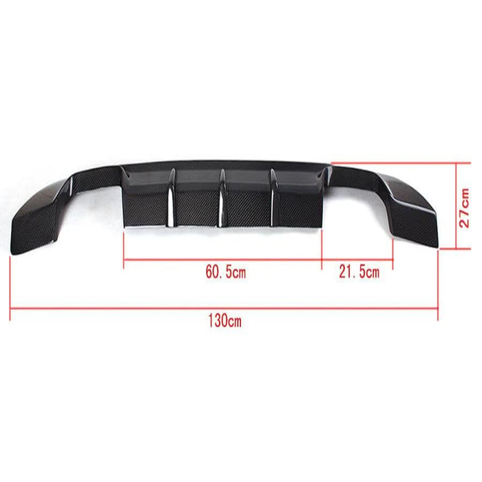 Carbon Fibre Rear Diffuser Quad Exhaust for BMW E92 E93 3 Series 07-13