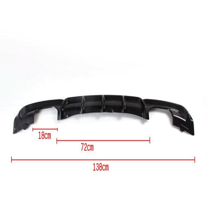 Carbon Fibre Rear Diffuser Quad Exhaust for BMW F30 F31 3 Series 12-19