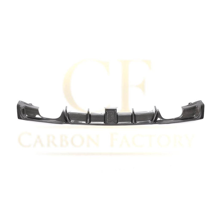 Carbon Fibre Rear Diffuser with LED Light Quad Exhaust for BMW F30 F31 3 Series 12-19