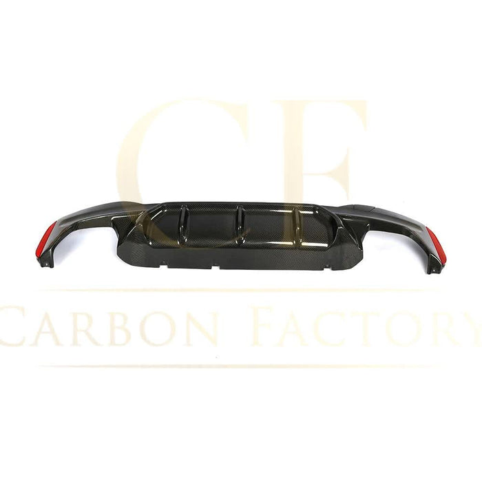 Carbon Fibre Rear Diffuser with Quad Exhaust Pipe for BMW G30 G31 5 Series M Sport 17-23