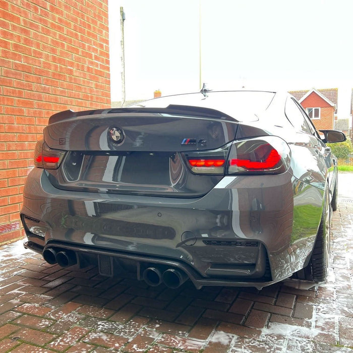 KS Style Carbon Fibre Rear Diffuser for BMW F80 M3 F82 F83 M4 14-20
