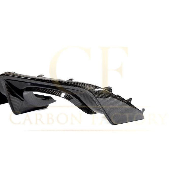 LED Carbon Fibre Rear Diffuser for Audi A3 S Line Hatchback S3 17-19