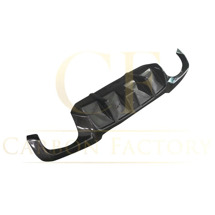 LED Style Carbon Fibre Rear Diffuser for BMW F10 5 Series 10-17