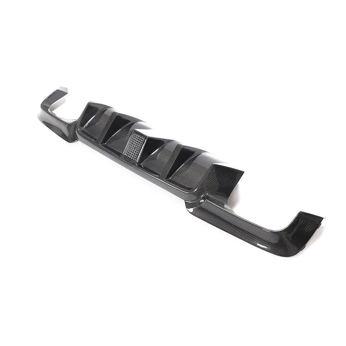 LED Style Carbon Fibre Rear Diffuser for BMW F10 5 Series 10-17