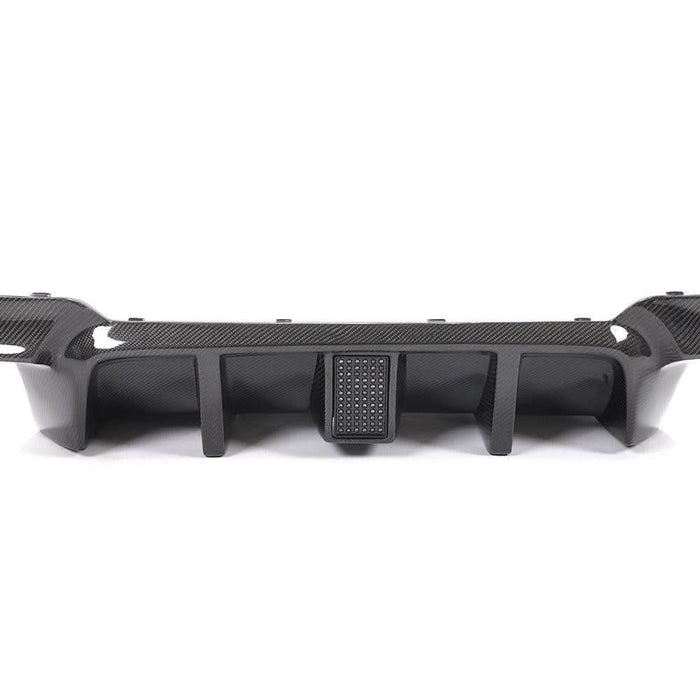 LED Style Carbon Fibre Rear Diffuser for BMW F10 5 Series 10-17