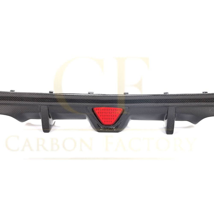 LED Style Carbon Fibre Rear Diffuser for BMW F22 2 Series M Sport 14-21