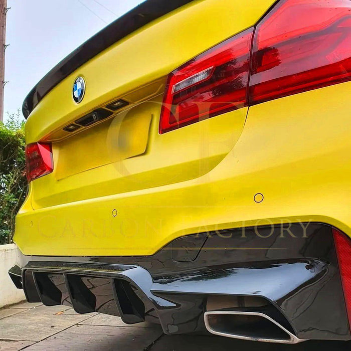 M5 Style Carbon Fibre Rear Diffuser for BMW G30 G31 5 Series M Sport 17-23