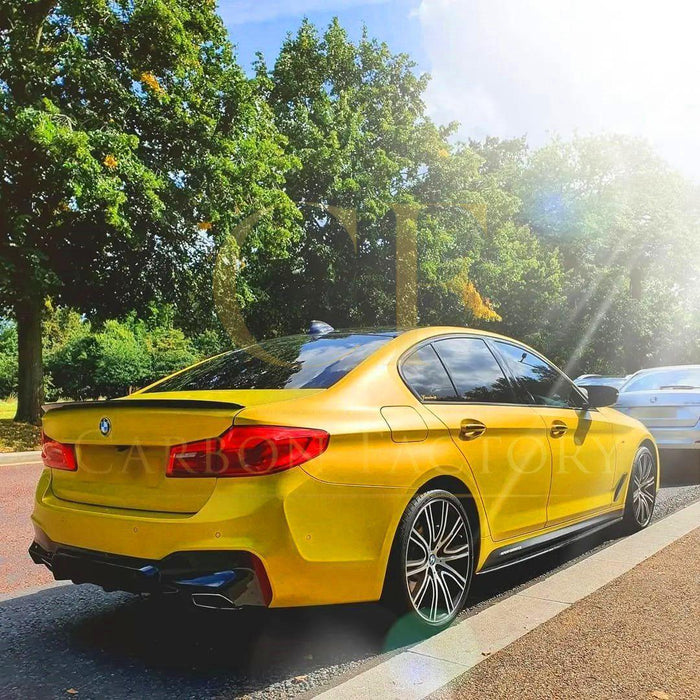 M5 Style Carbon Fibre Rear Diffuser for BMW G30 G31 5 Series M Sport 17-23