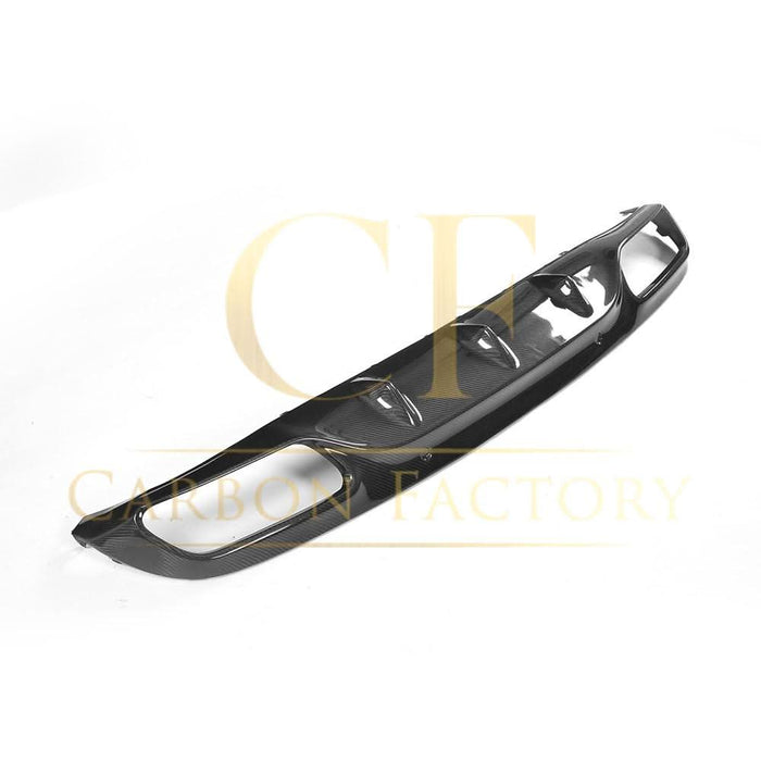 Small Fin Style Carbon Fibre Rear Diffuser for Mercedes W205 C Class & C63 2 Door 15-21