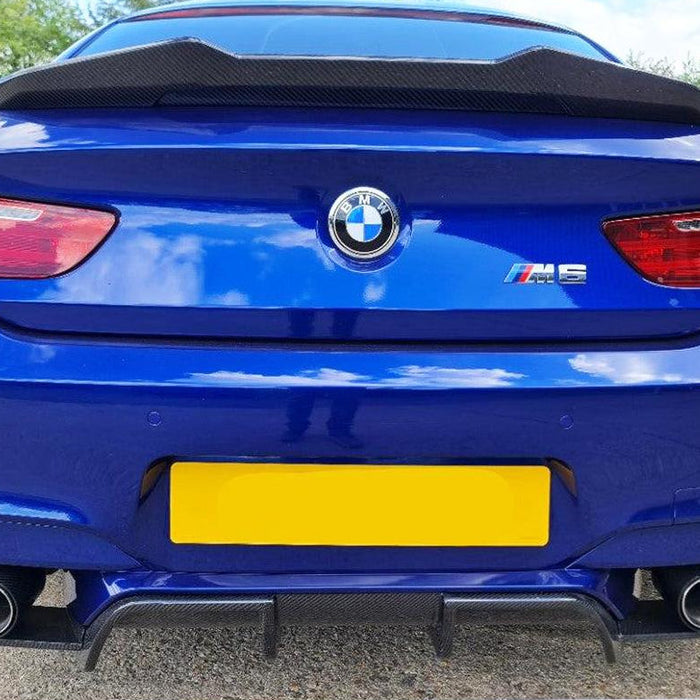V Style Carbon Fibre Rear Diffuser for BMW F06 F12 F13 M6 11-18