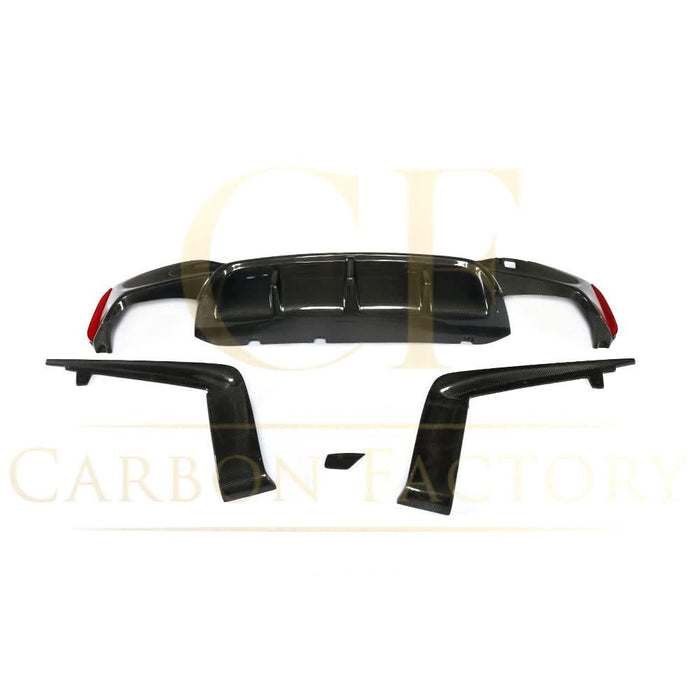 V Style Carbon Fibre Rear Diffuser for BMW G30 G31 5 Series M Sport F90 M5 17-23