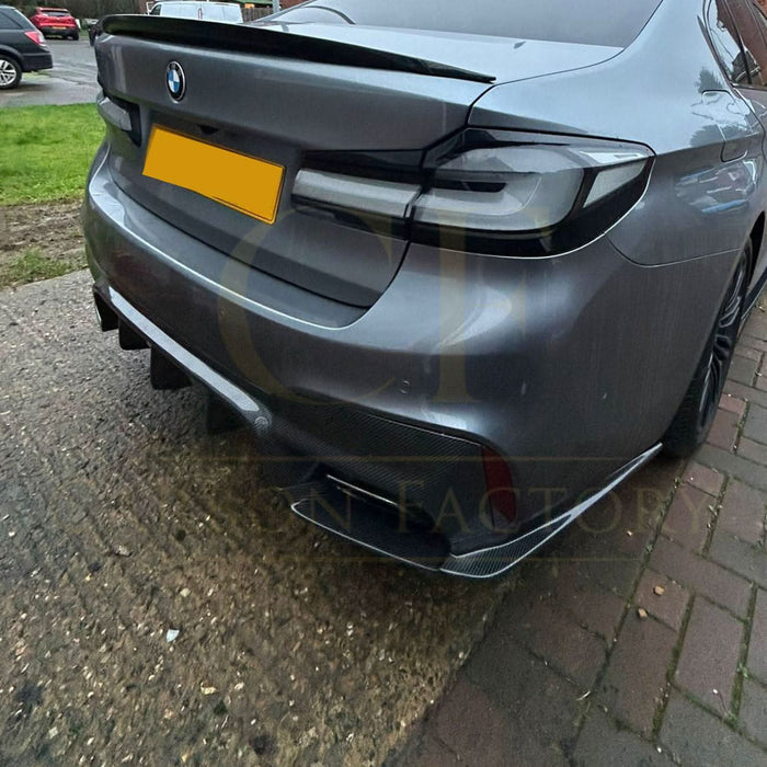 V Style Carbon Fibre Rear Diffuser for BMW G30 G31 5 Series M Sport F90 M5 17-23