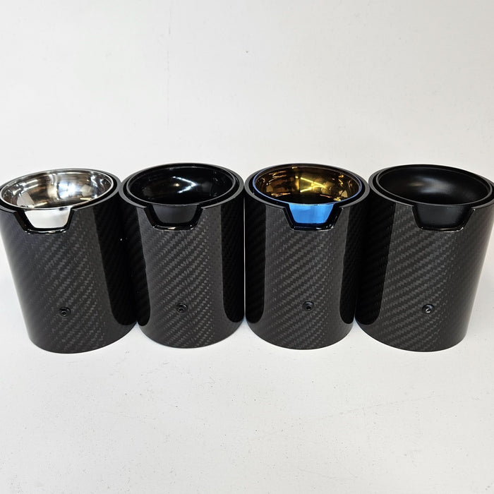 Carbon Fibre Exhaust tip for BMW 135i 140i 235i 240i 335i 340i 435i 440i 11-19