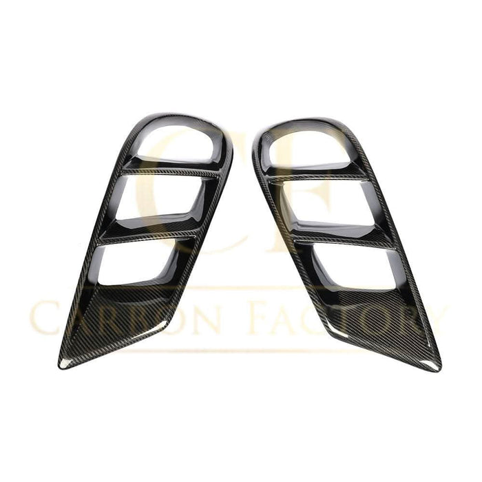 Carbon Fibre Front Fog Light Trims for Mercedes C218 CLS 15-18