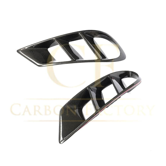 Carbon Fibre Front Fog Light Trims for Mercedes C218 CLS 15-18