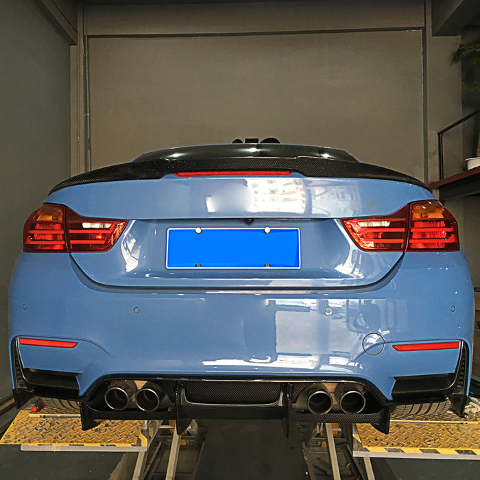 Carbon Fibre Rear Bumper Trims for BMW F80 M3 F82 F83 M4 14-20