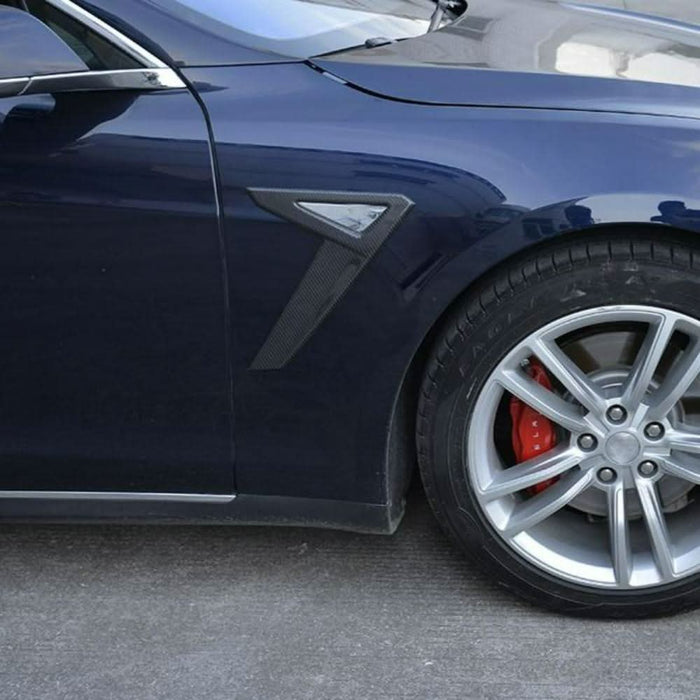 Carbon Fibre Side Vents Cover for Tesla Model S P85 14-17