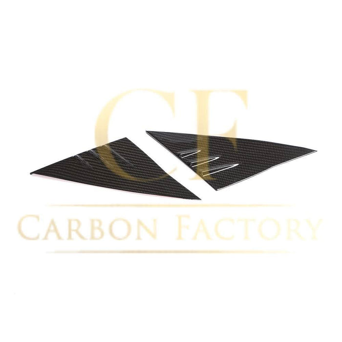 Carbon Fibre A Pillar Window Covers for Tesla Model 3 16-20