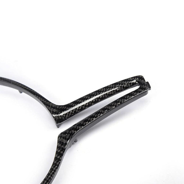 Carbon Fibre Steering Wheel Trim for BMW F80 M3 F82 F83 M4 F10 M5 F06 F12 F13 M6 14-20