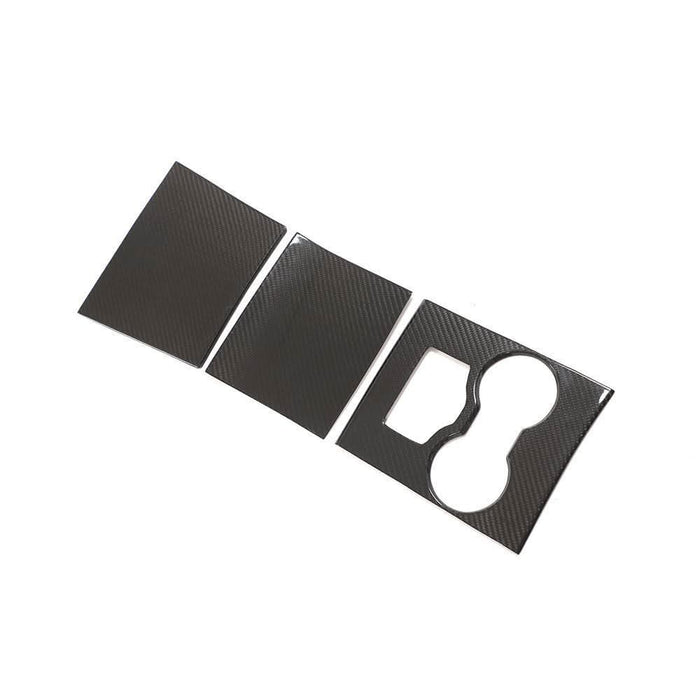 Pre-Preg Carbon Centre Console Covers for Tesla Model 3 LHD 16-20