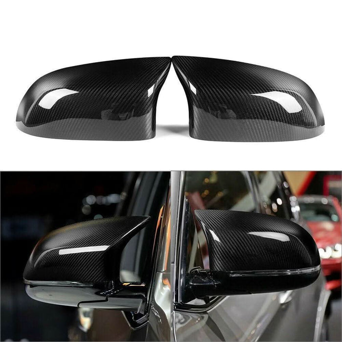 Carbon Fibre Replacement Mirror Covers for BMW F85 X5M F86 X6M 14-18