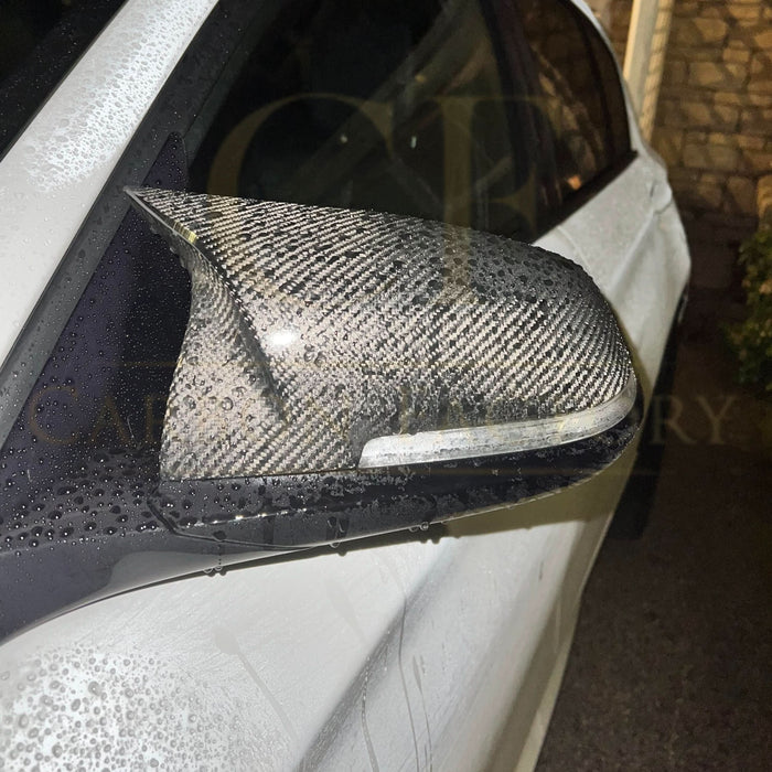 M4 Style Carbon Fibre Replacement Mirror Covers for BMW 1 Series F20 F21 11-19