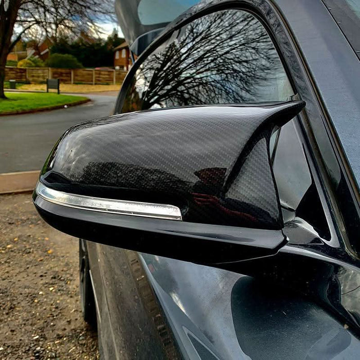 M4 Style Carbon Fibre Replacement Mirror Covers for BMW 3 Series F30 F31 F34 F35 13-19