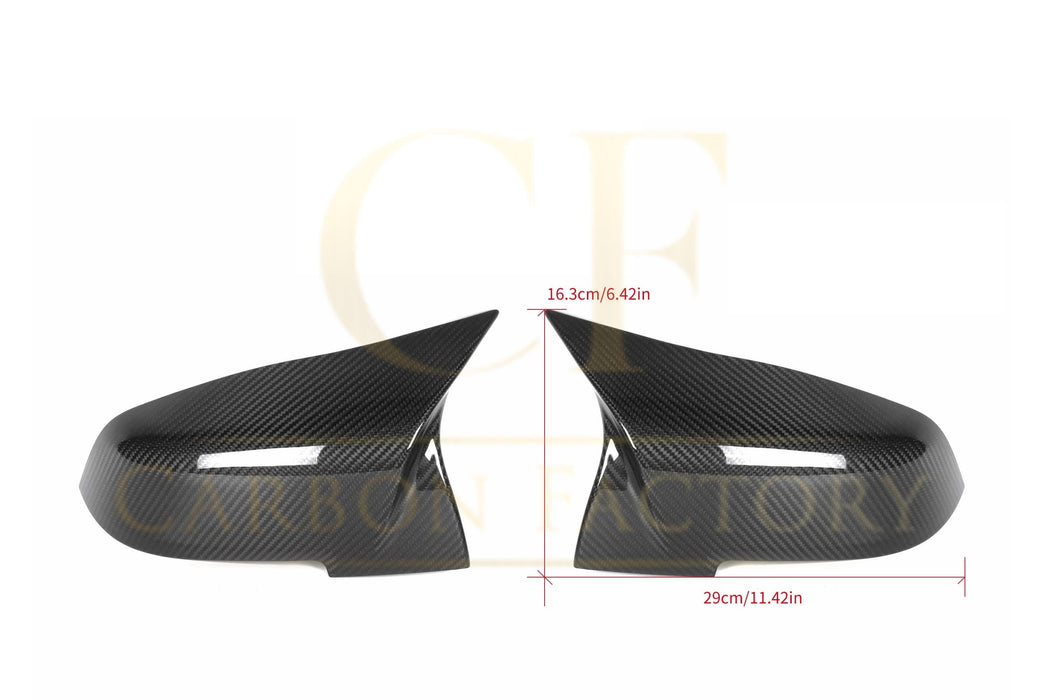 M4 Style Carbon Fibre Replacement Mirror Covers for BMW 3 Series F30 F31 F34 F35 13-19
