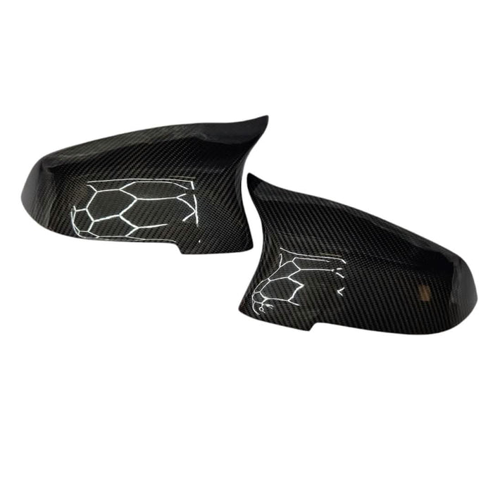 MP Style Carbon Fibre Replacement Mirror Covers for BMW F06 F12 F13 6 Series LCI F01 F02